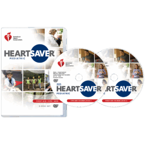 Heartsaver Pediatric First Aid CPR AED Course DVD Set
