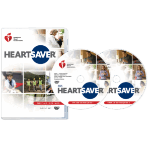 Heartsaver First Aid CPR AED Course DVD Set